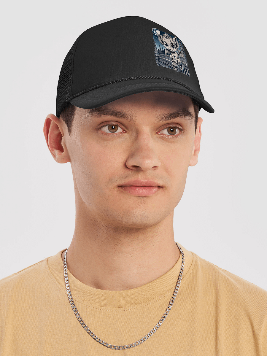 Chibi Gargoyle Emblem Ball Cap – Playful Protector product image (5)