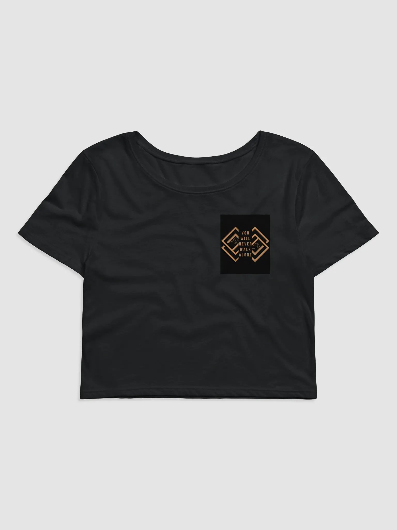 You Will Never Walk Alone Women's Crop Tee product image (4)