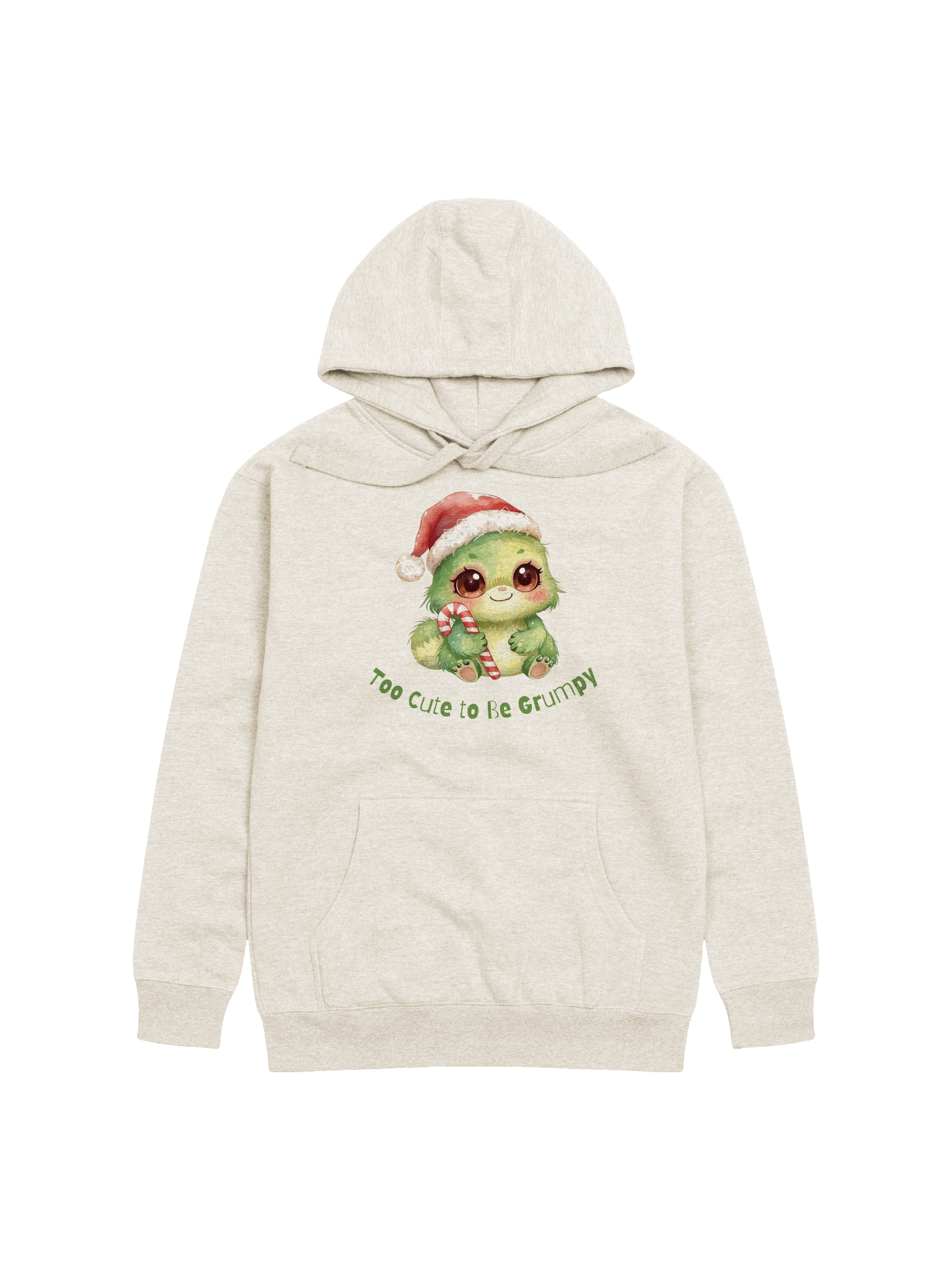 Too Cute to Be Grumpy Holiday Hoodie product image (29)