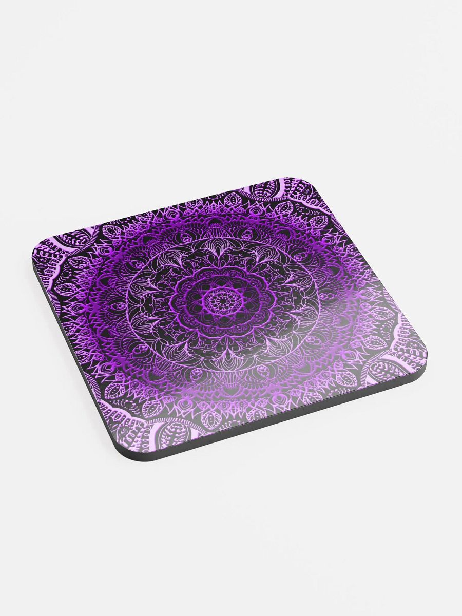 Mystical Mandala Glossed Cork Coaster product image (2)