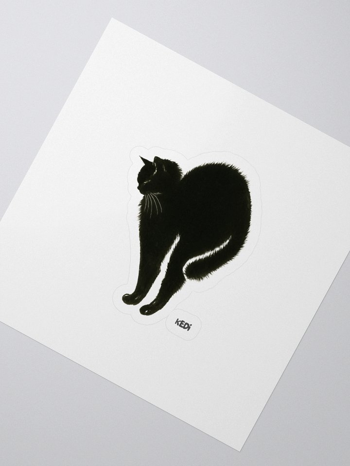 Kedi Kiss Cut Stickers product image (2)