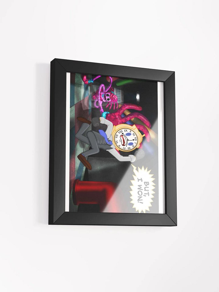 Timey But, I won! Framed Print product image (4)