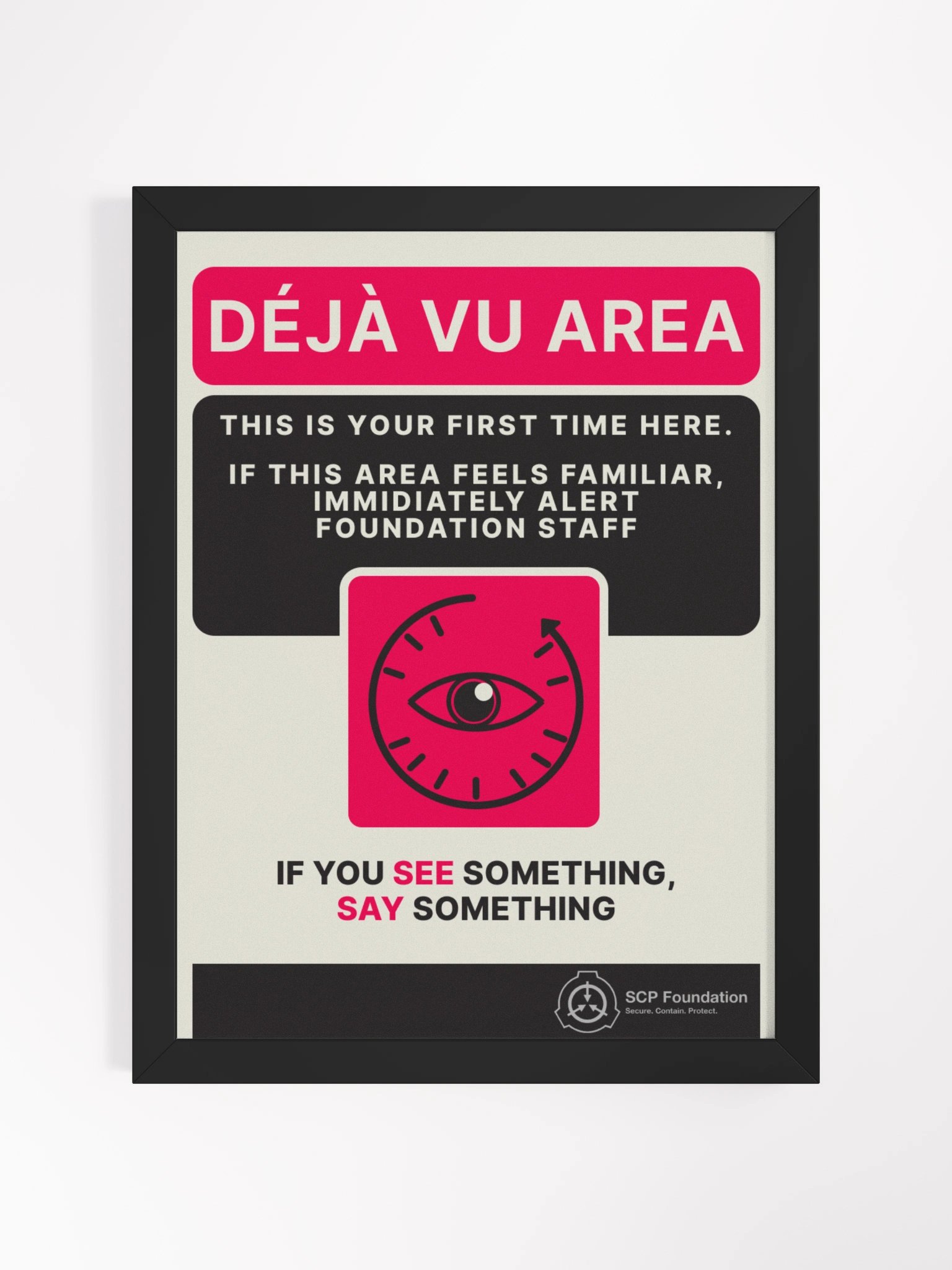 DEJA VU Framed Poster product image (1)