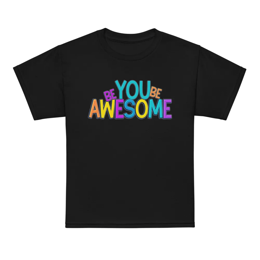 Be You Be Awesome | Black T-shirt (Kids) product image (7)
