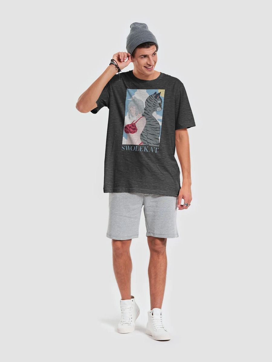 Beach T-shirt (Blue Text) product image (11)