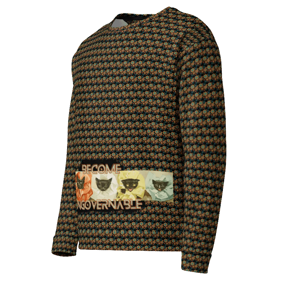 KC, Become Ungovernable (cats), Patterned Sweatshirt product image (3)