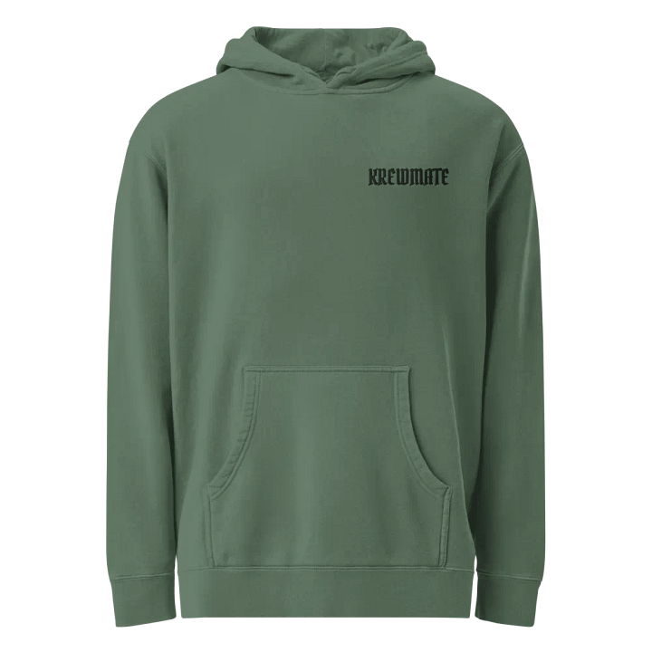 Krewmate Essentials Embroidered Hoodie (Black Logo) product image (1)