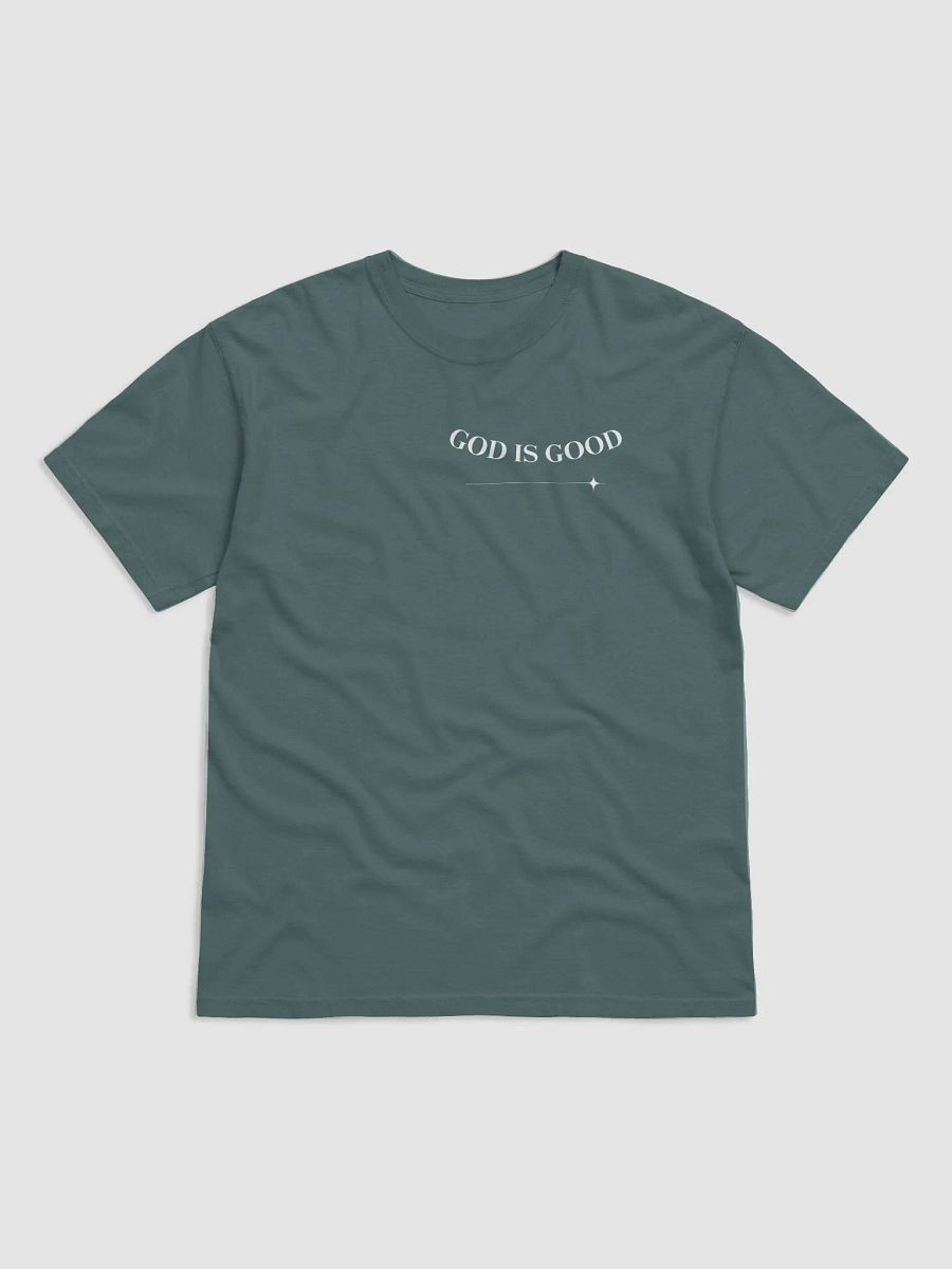 GOD IS GOOD T-SHIRT (WHITE FONT) product image (10)