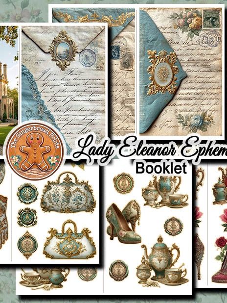 Lady Eleanor Ephemera Kit Digital Download product image (5)