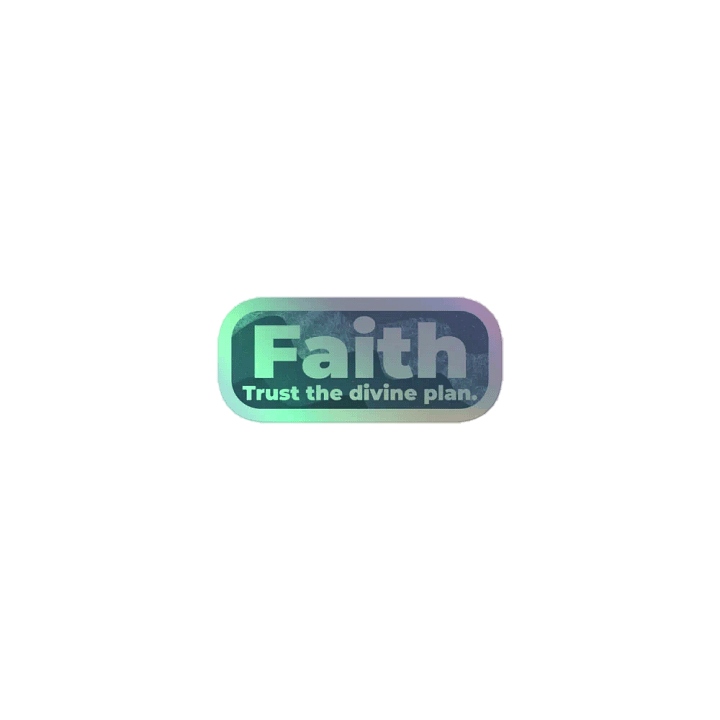 Faith Trust the Divine Plan product image (1)