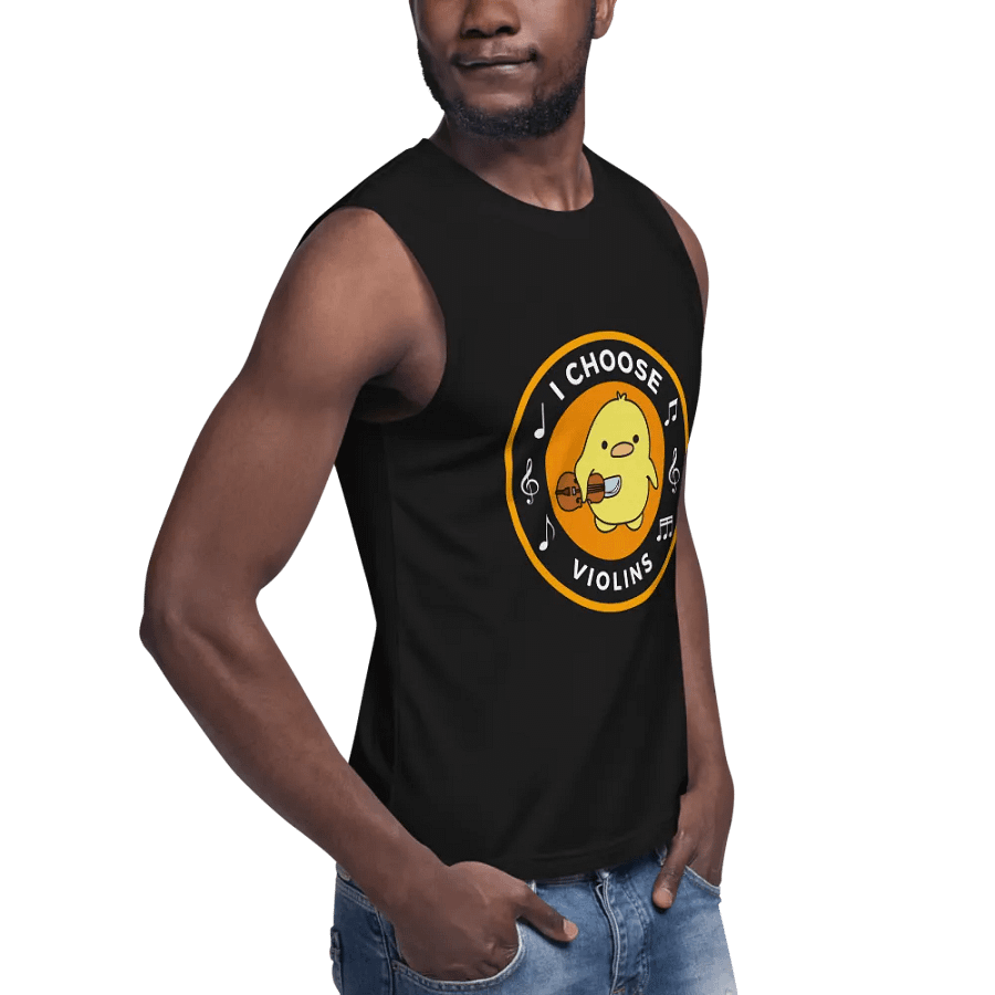 I choose violins Bella+Canvas Muscle Tank product image (3)