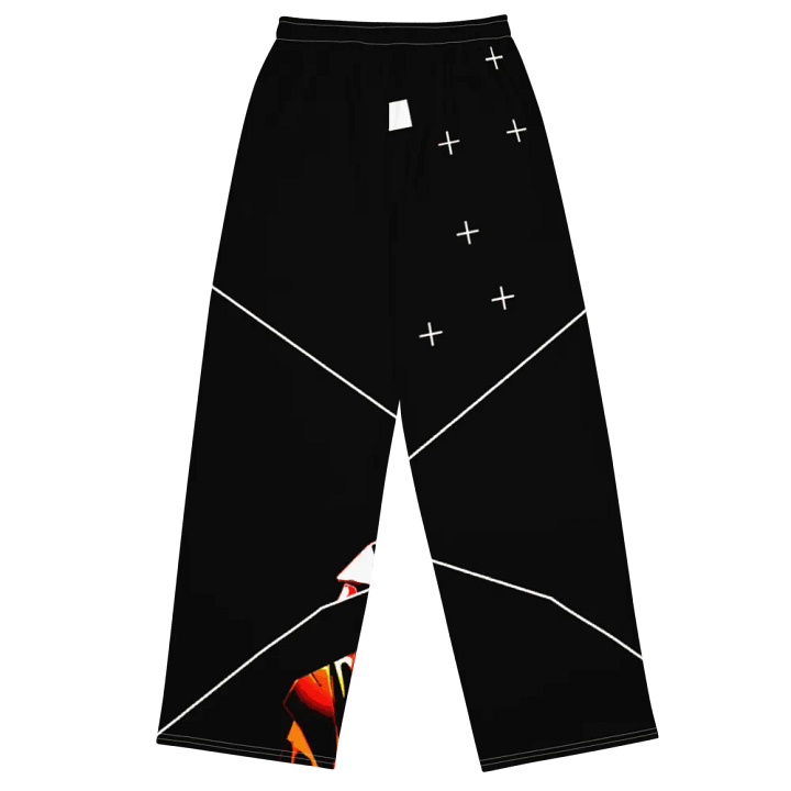 The 369-XP RED CORE All-Over Print Unisex Wide-Leg Pants product image (2)