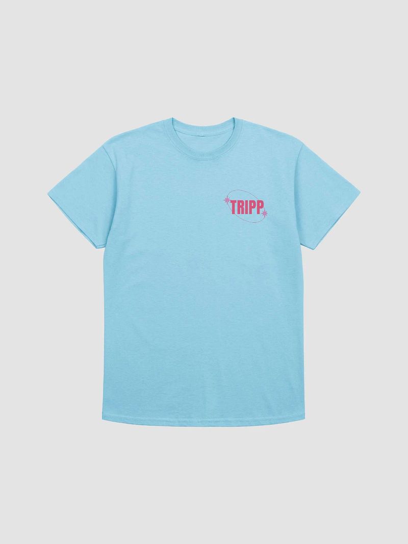 "Tripp" left chest logo.