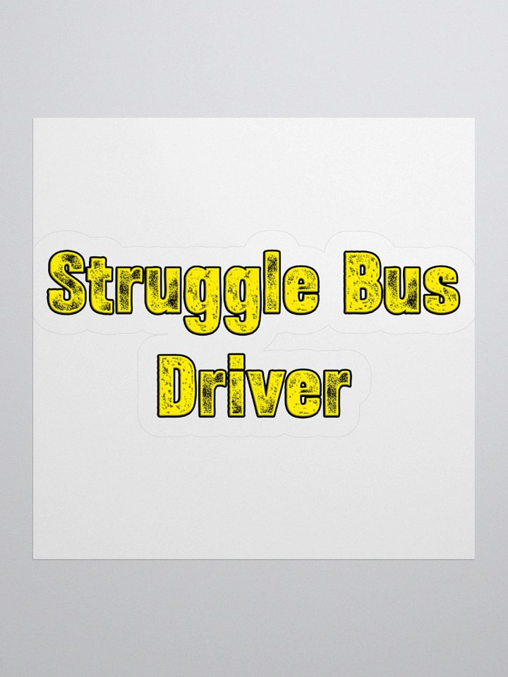 nope snark - struggle bus sticker product image (1)