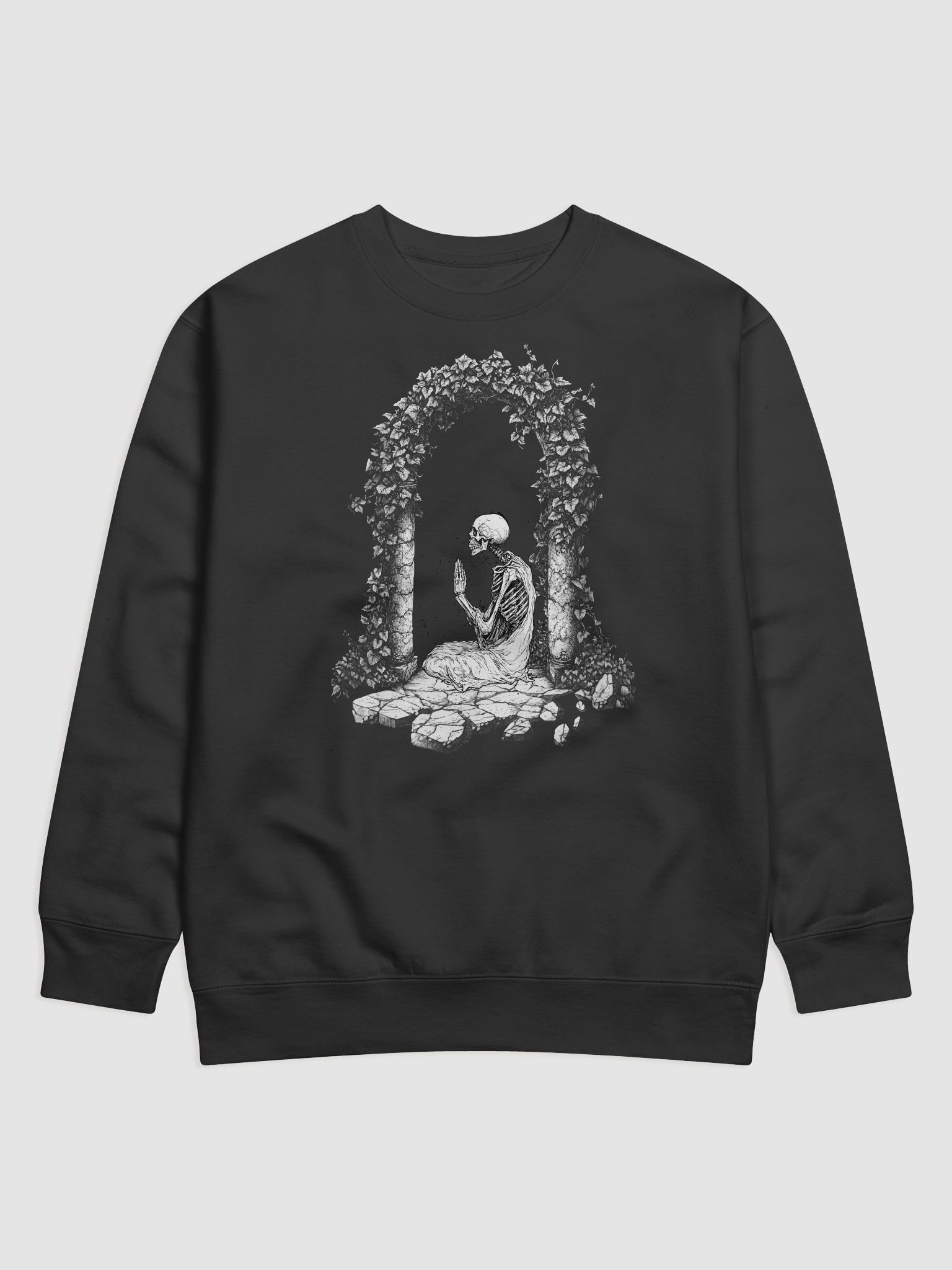 Meditation on Death Skeleton Buddhism sweatshirt product image (1)