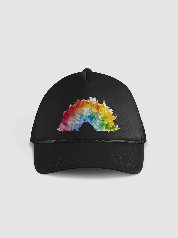 Rainbow Splash Pride Foam Trucker Hat product image (2)