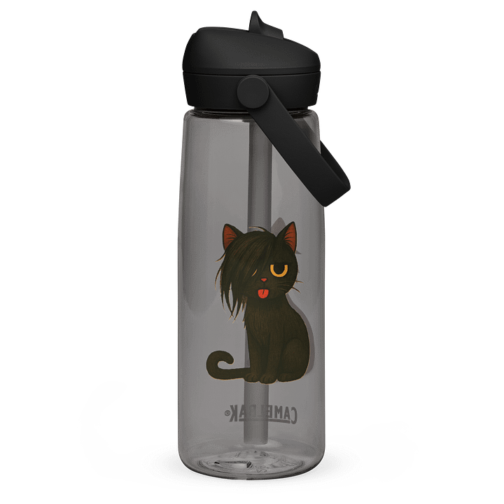 Emo Cats Flip Straw Water Bottle product image (13)