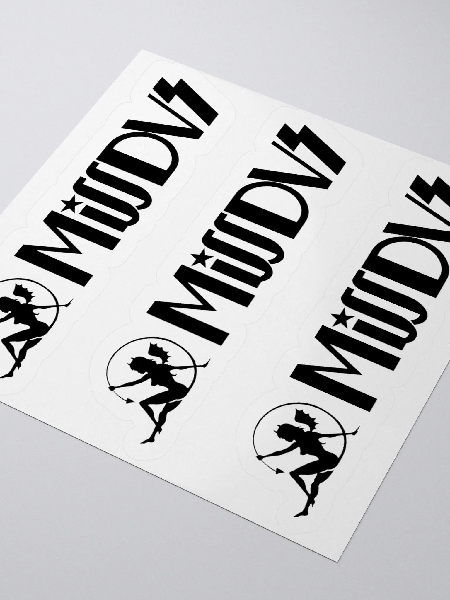 MissDVS Black Logo Stickers product image (3)