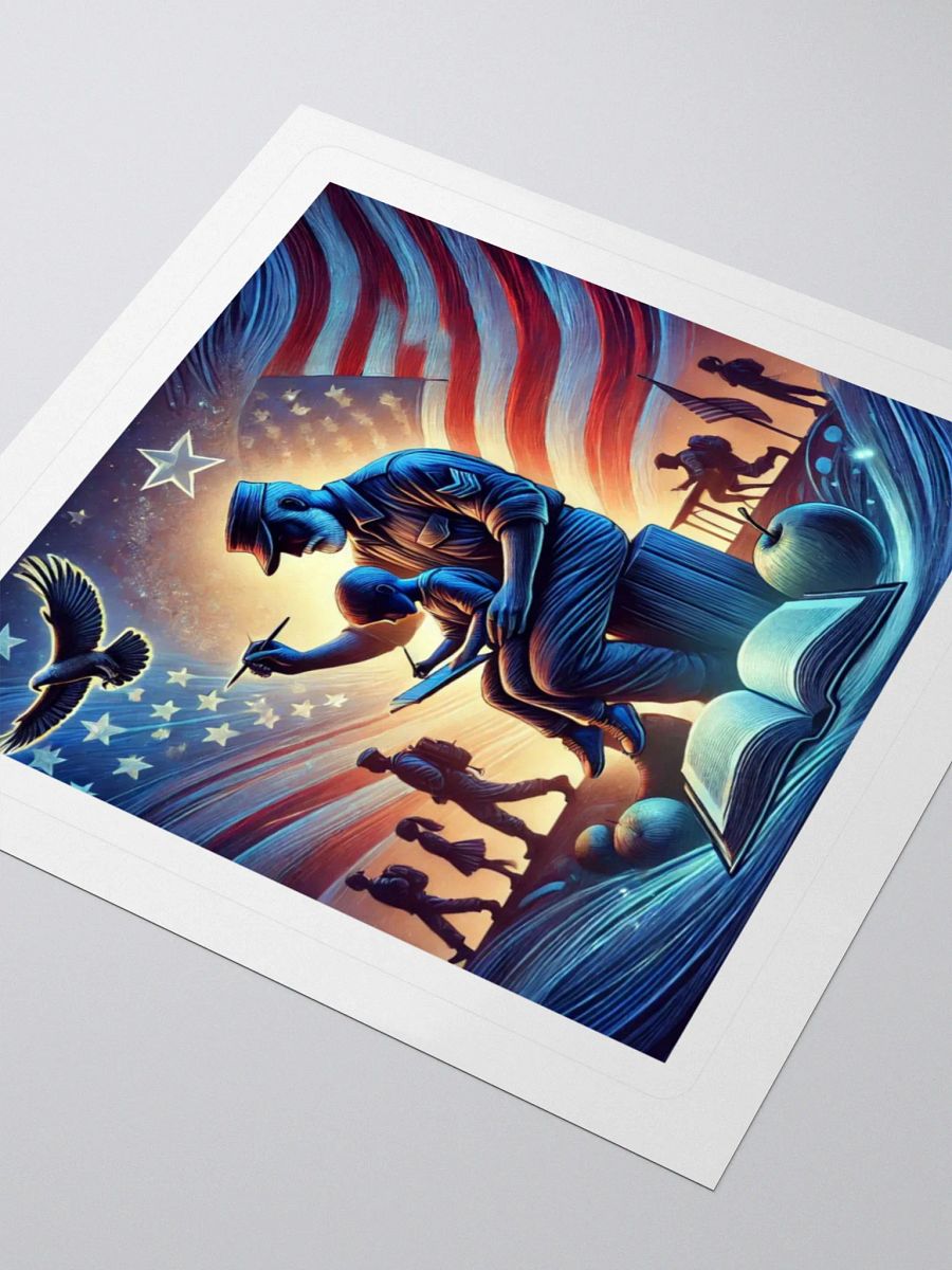 Patriotic Education Kiss Cut Stickers product image (8)