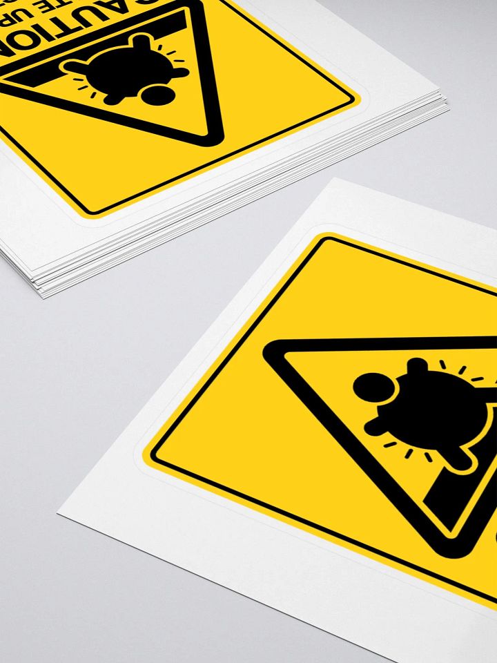 Inflate Caution - Die Cut Sticker product image (2)