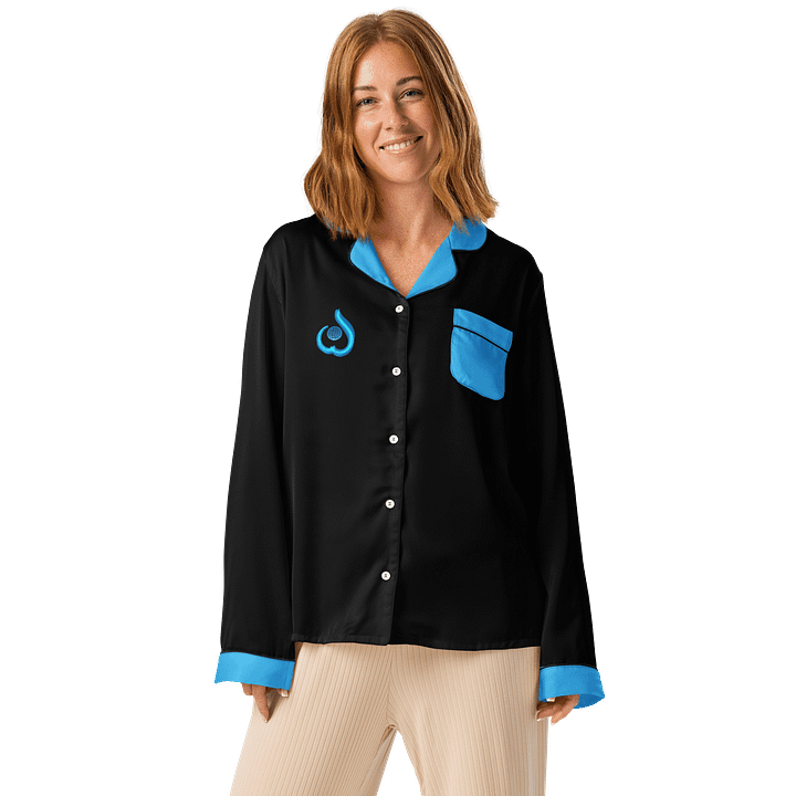 WILLOWISP Elite Espionage Solid Long Sleeve Pajama Top product image (1)