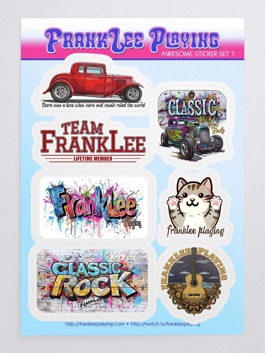 FrankLee Playing Awesome Sticker Set 1 product image (3)