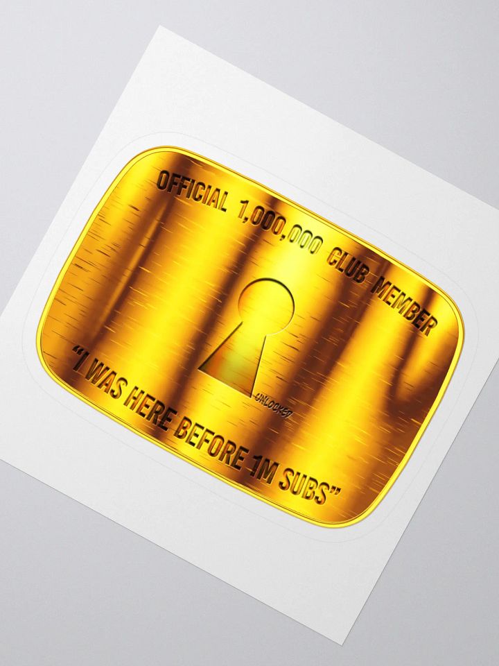 1 Million Sticker product image (2)