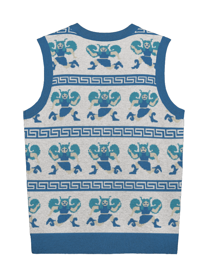 Gorgons sweater vest - china blue product image (7)