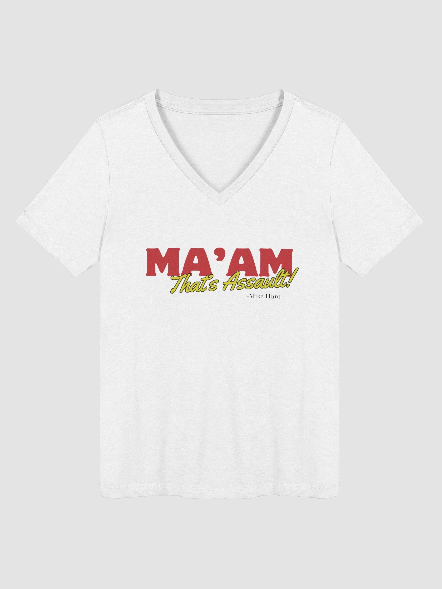 Mike Hunt V Neck Tee product image (3)