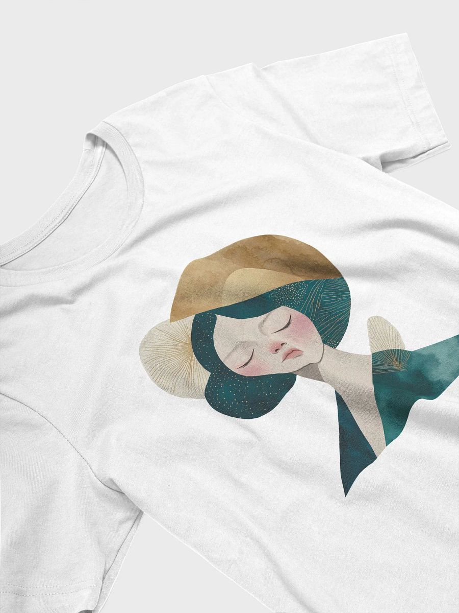 Golden Abstract Female Portrait T-Shirt product image (7)