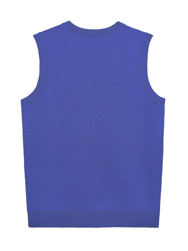 Purple Argyle Sweater Vest product image (2)