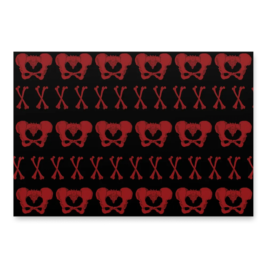 Bones wrapping paper product image (3)