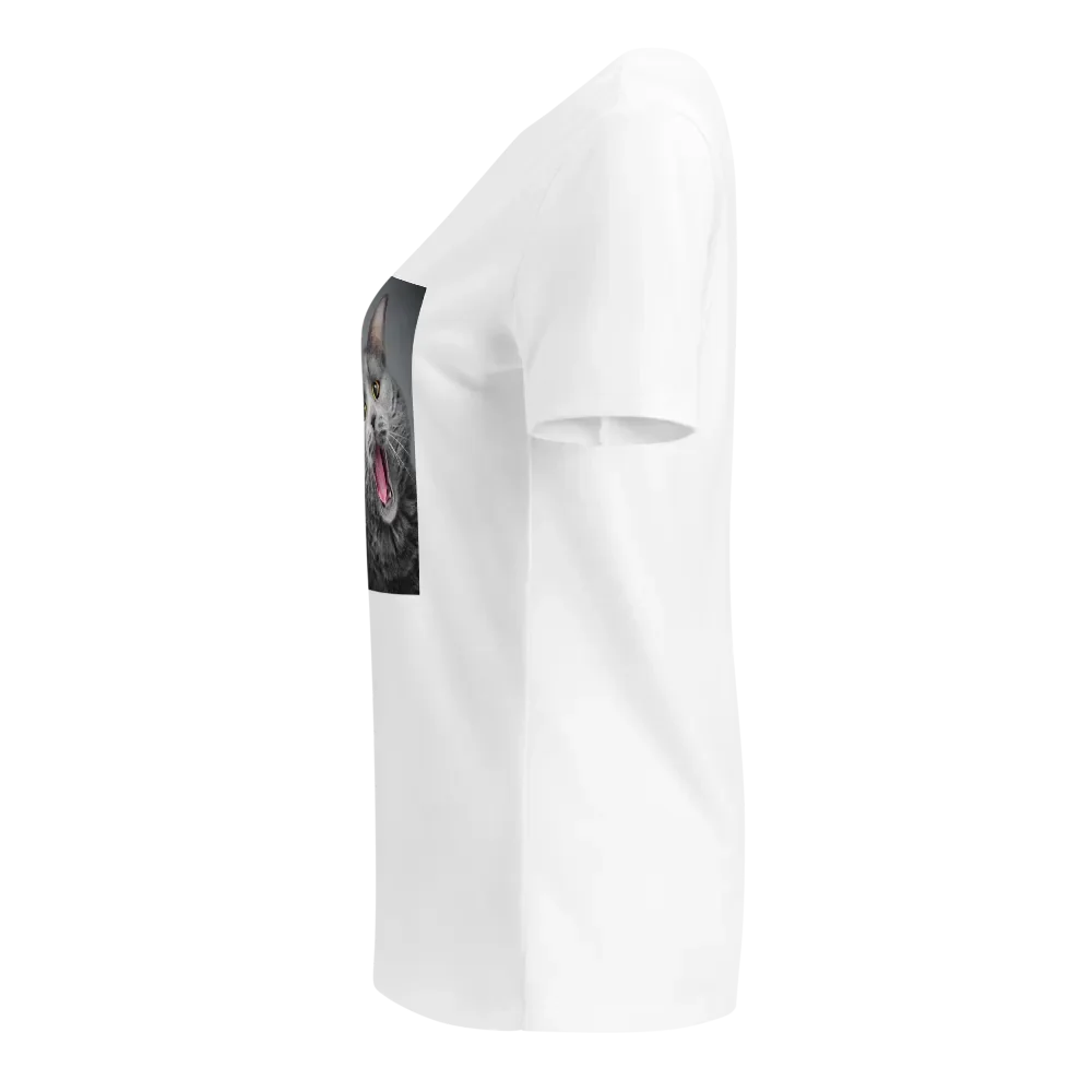 Purr-ple Meow Women's V-Neck Tee product image (2)