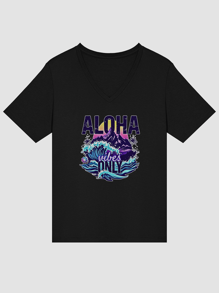 Shaka Aloha Vibes Women's V-Neck Tee product image (17)