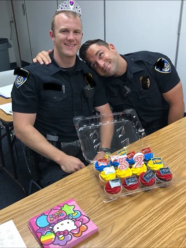 “Hot gay cops.” Check out episode 50 with Sgt Kam and Detective Carson. Full video on YouTube, Spotify, and Apple Podcasts! 
...