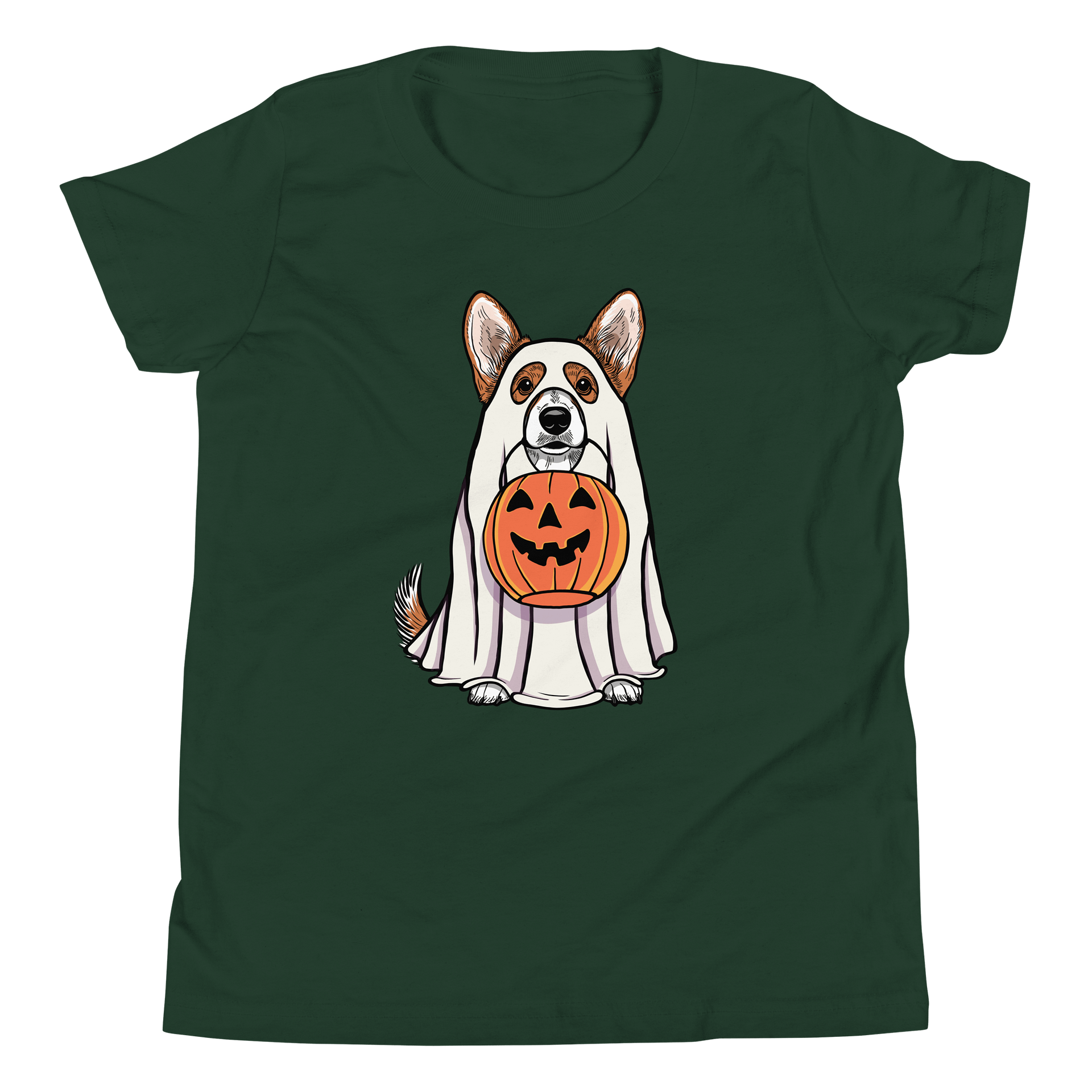 Halloween Cardigan Welsh Corgi(Sable) Youth T-Shirt product image (5)