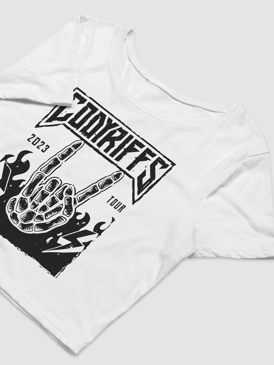CR 2023 Tour - White Crop Top product image (3)