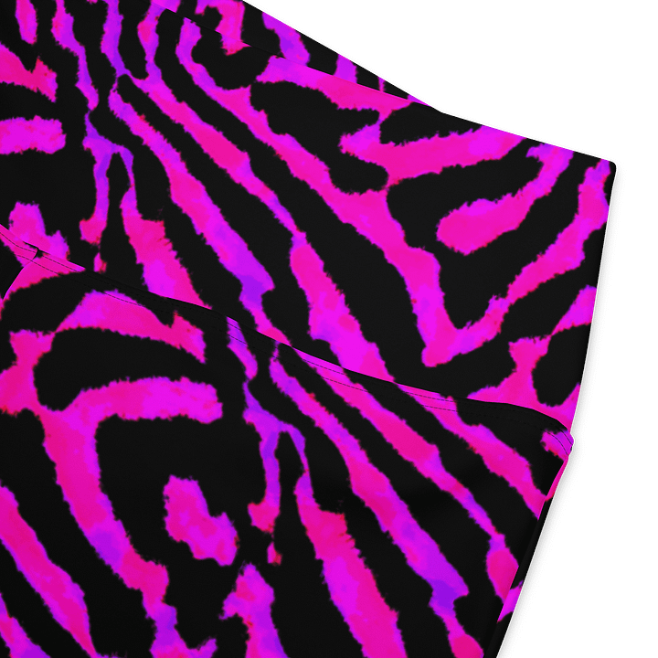 Purple Zebra Flare Leggings product image (2)