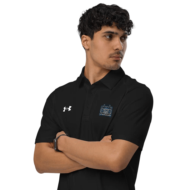 Mens Embroidered Fancy Under Armour Polo Shirt product image (1)