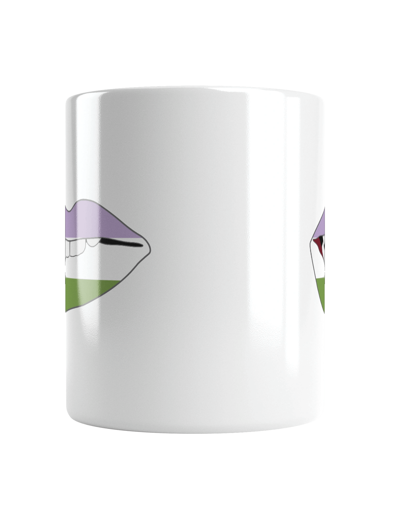 Genderqueer Pride Flag Biting Lips Mug product image (5)