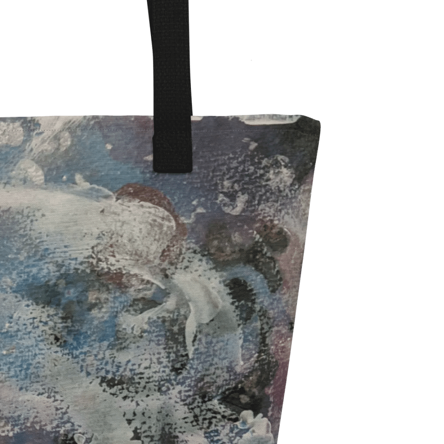 Flourish with Blue Tote Bag product image (3)