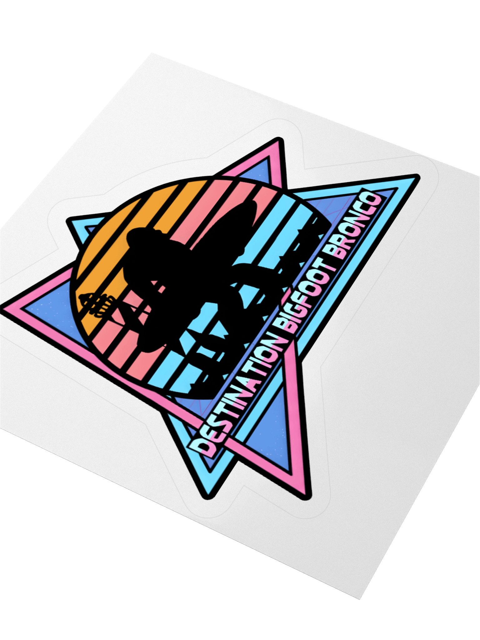 Destination Bigfoot Bronco Retro-Inspired Decal (Multiple Sizes Available) product image (7)
