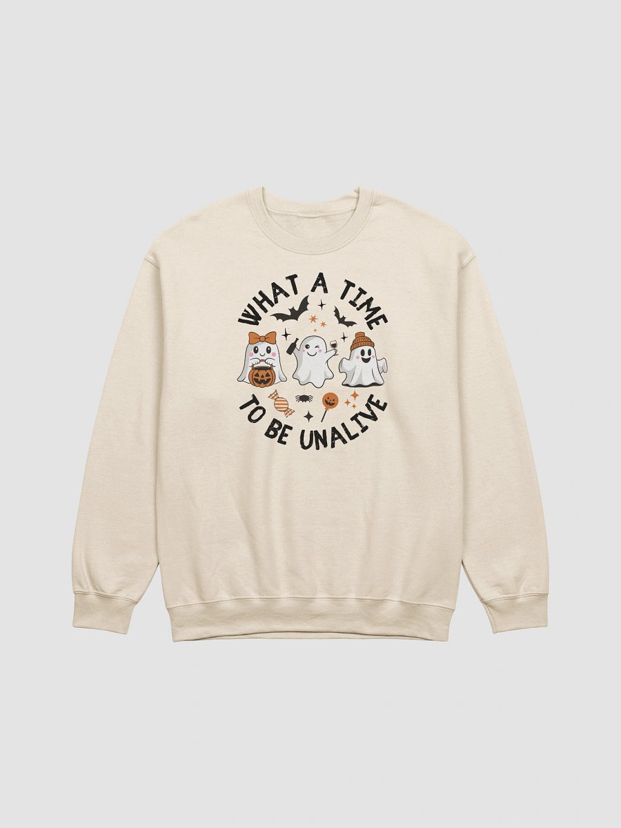 Spooky Season Ghost Sweatshirt - Light product image (14)
