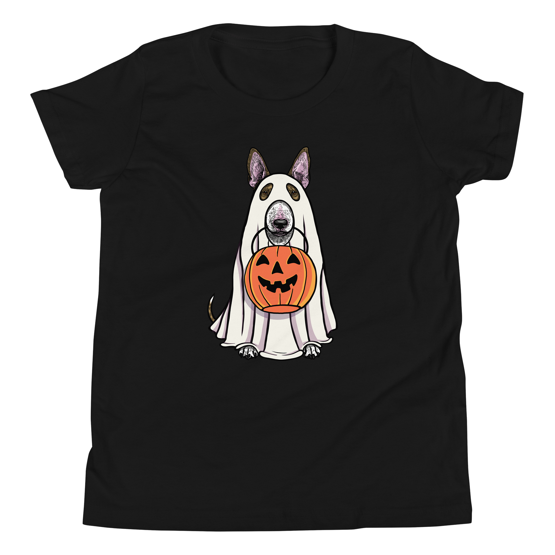 Halloween English Bull Terrier(Brindle) Youth T-Shirt product image (5)