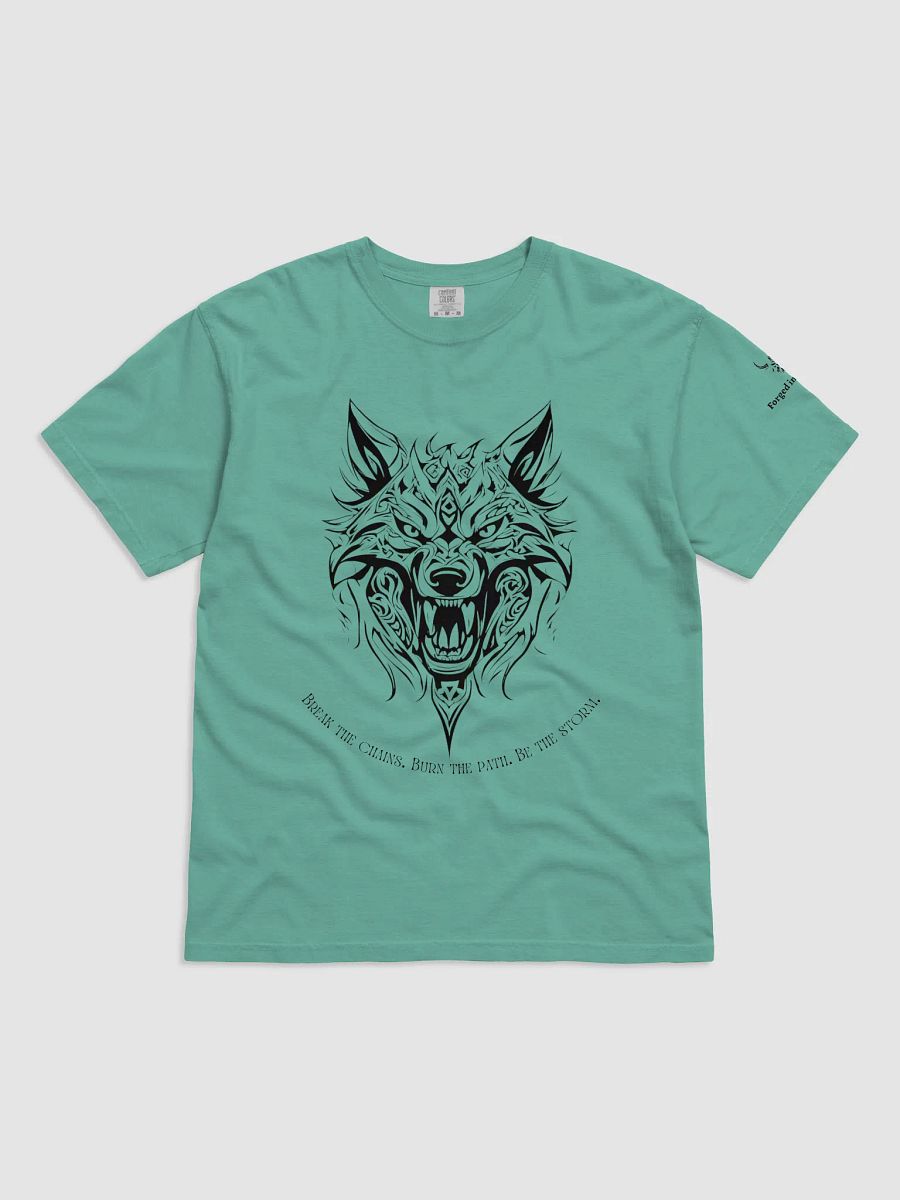 "Fenrir Unbound" – The Wolf of Ragnarok Tee | Forged In Valhalla product image (2)