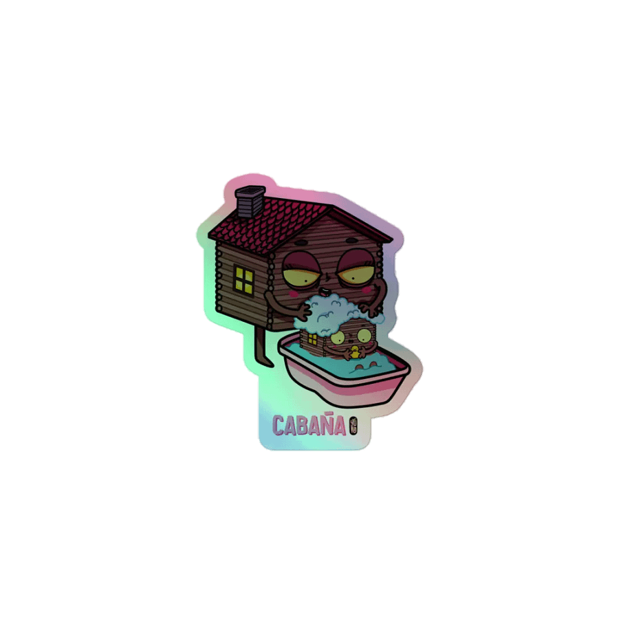 Cabaña - Sticker (Holographic Kiss Cut) product image (1)
