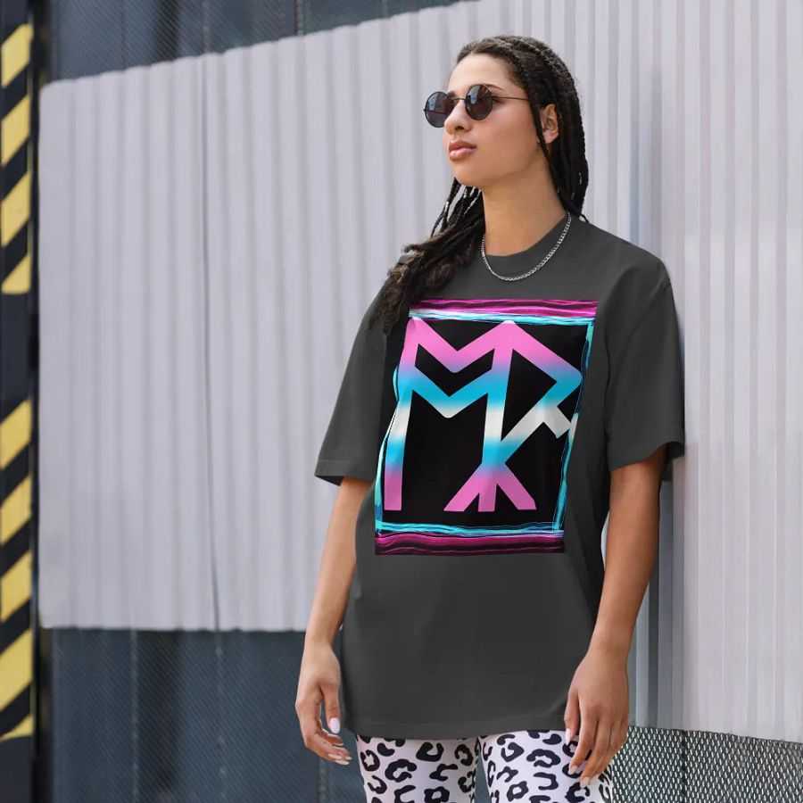 ToRk Rune Oversized Faded T-Shirt (Trans Tones) product image (11)