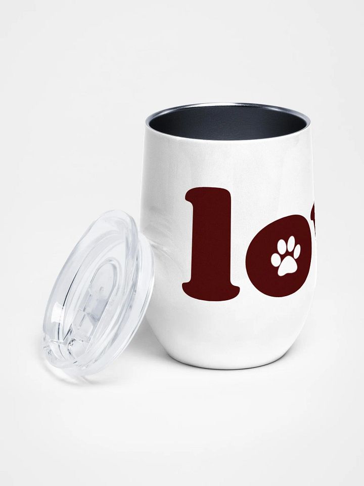 LOVE. / Dog Lover Wine Tumbler product image (1)
