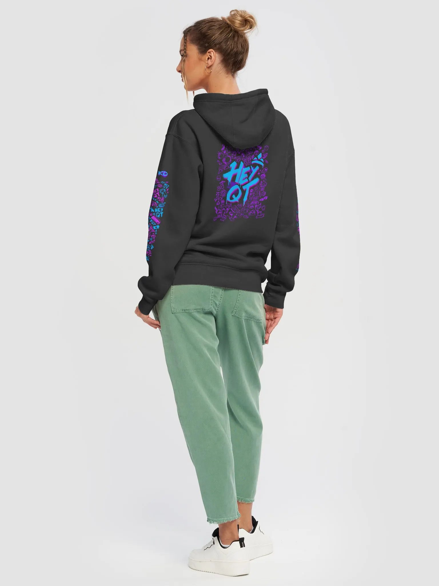 Graffiti Hey QT Hoodie product image (6)