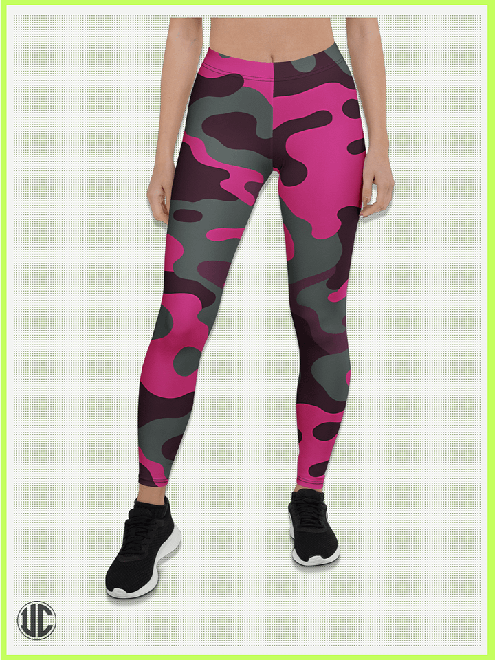 Savage Woodland Pink Camo – Women’s Leggings product image (1)